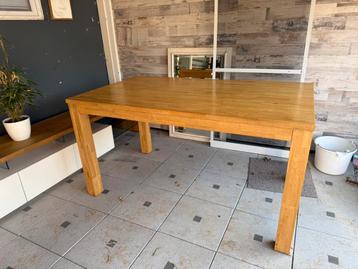 Eettafel  massief eikenhout /dinner table  solid wood