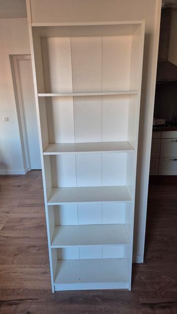 Witte boekenkast 180x60x25 cm - Gebruikt