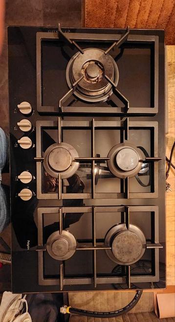 Pelgrim GK5950NYA1E Gasfornuis - 5 Pitten - Zwart