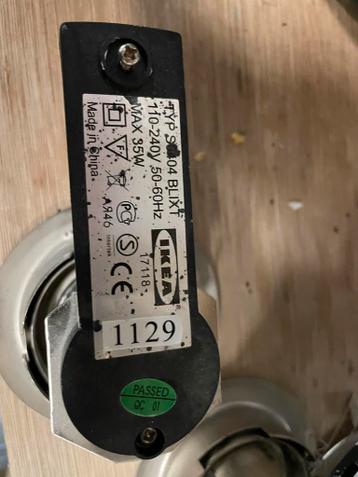 IKEA Plafondspots GU10 - Set van 7