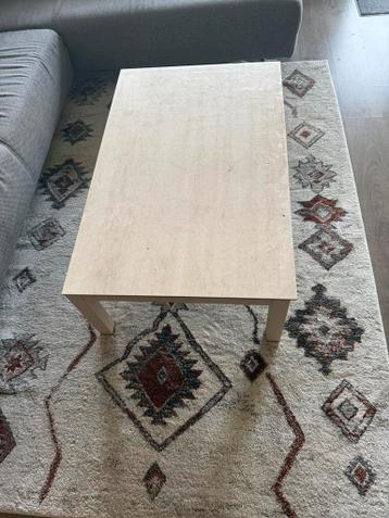 Salontafel met marmerlook blad 110 x 70 x 40