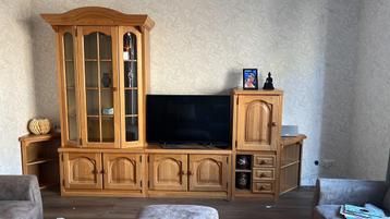 Bergmeubel honingkleurige eiken - Complete set