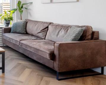 Leren microvezel bank