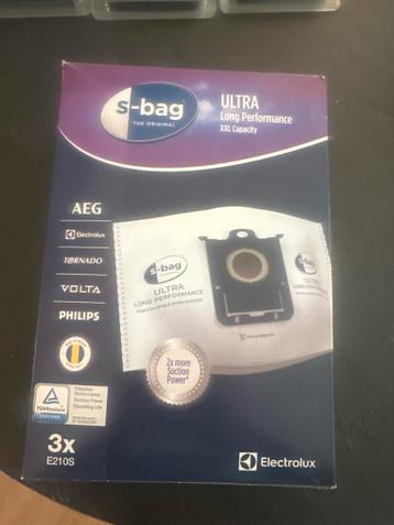 S-Bag Ultra Long Performance XXL Stofzuigerzakken 3x E210S
