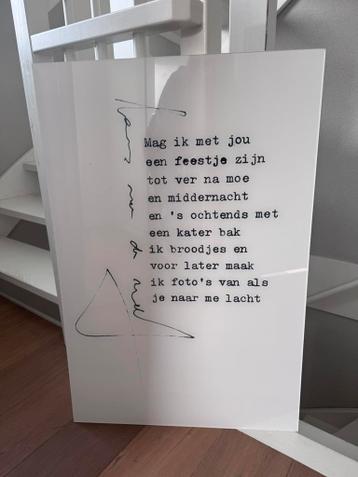 Poster op plexiglas (60x90cm)