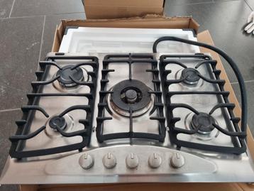 5 pits inbouw gas kookplaat GRATIS ZSM OPHALEN
