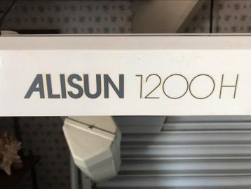 GRATIS Alison 1200 H. zonnebank , zeer solide, wit