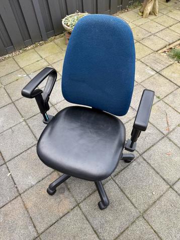 Comfortabele Bureaustoel - Blauw/Zwart