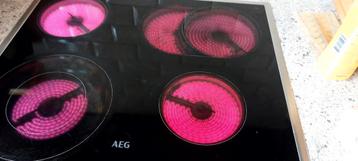 Werkende Electric kookplaat.