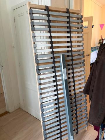 2x Ikea Lönset Lattenbodem 80x200cm + Skorva Middenbalk