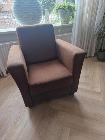 Gratis bruine stoel/ fauteuil