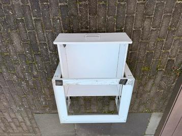 Wasmachine Verhoger met Lade - Wit