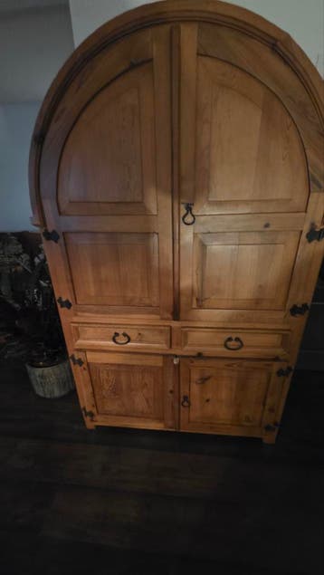 Mexicaanse grenen boogkast - 200x120x65 cm