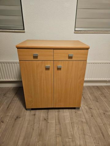 Kast met 2 lades en 2 legplanken