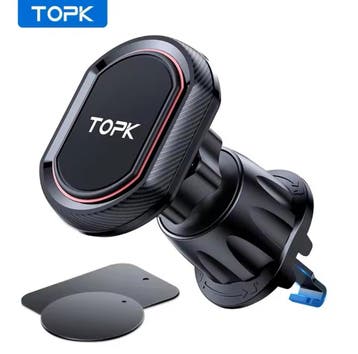 Magnetische telefoonhouder auto met metalen plaatjes