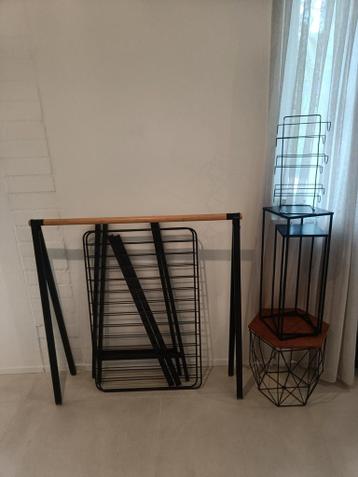 Brabantia kledingrek, tafeltje, wijnrekje, plantentafeltjes