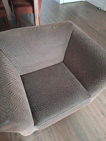 2 fauteuils, bruin, zitten heerlijk