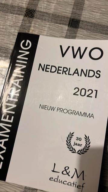 Examentraining nederlands vwo 2021 GRATIS