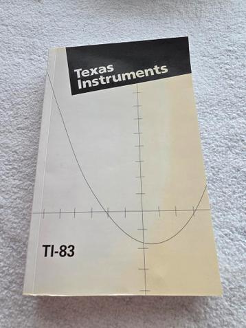 Handleiding Texas Instruments TI-83 Grafische Rekenmachine