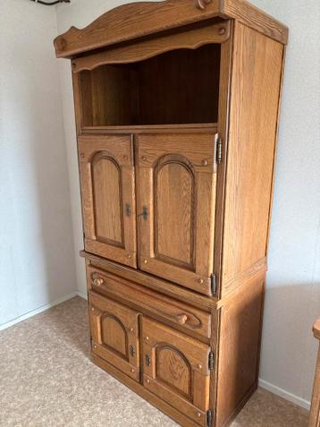 Gratis Eiken Kast - 200x100x50 cm - Ophalen in Leiden