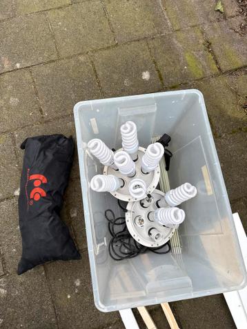 Studiolampen set met 2 lampen gratis vandaag!