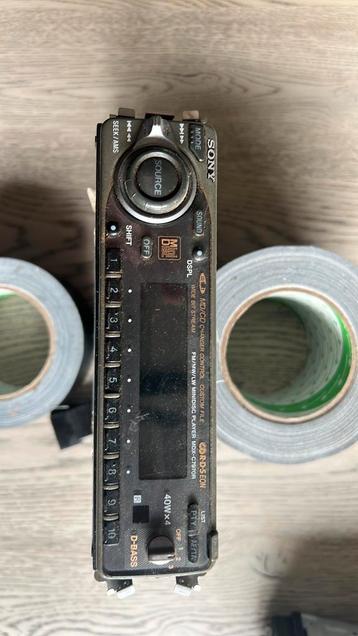 Sony auto radio met MD speler