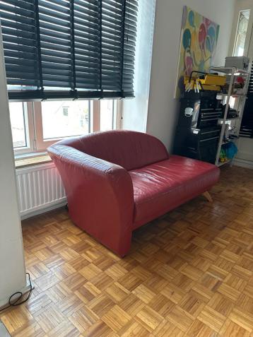 Cute rode chaise longue - 170x80cm