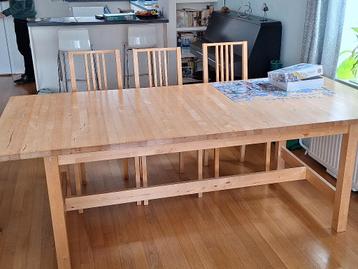 Eettafel 2.20 m x 1 m GRATIS