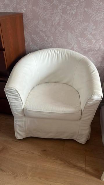 Witte IKEA fauteuil