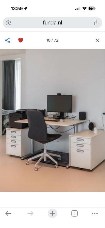 Buro set met stoel ophalen in Rotterdam