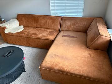 Hoekbank Buffalo leder stof - Comfortabel en ruim