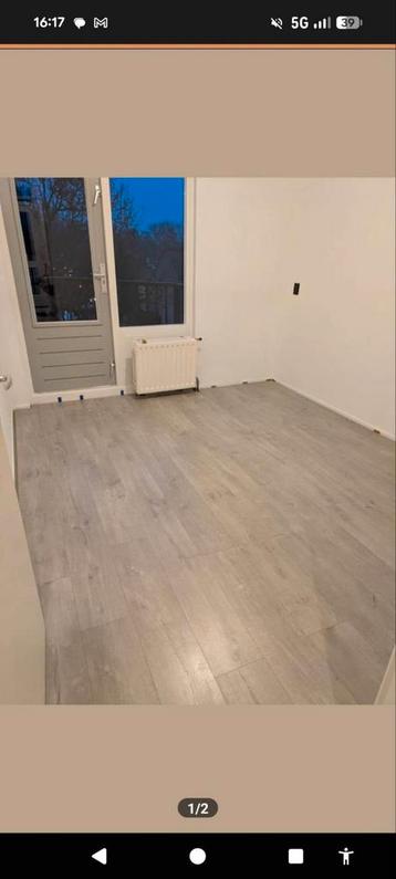 Gratis laminaatvloer, ca. 10 m2, reeds verwijderd