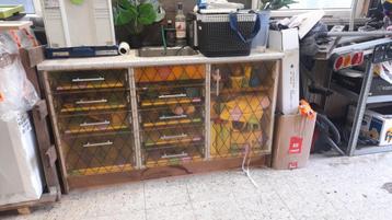 keukenblok ca 155 cm  GRATIS 3 LOSSE KASTEN