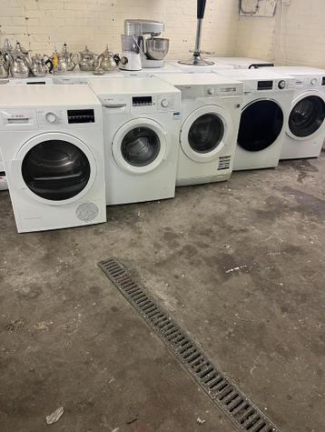 Partij van 20 wasmachines en drogers | Werkend | Topmerken