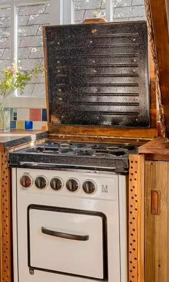 Etna retro gasfornuis met 4 pits en oven