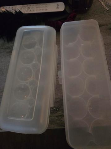 2x Eierenbox voor koelkast of voorraadkast