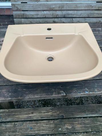 Vintage wasbak beige