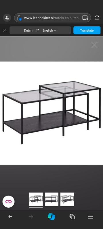 Gratis glazen salontafel - gedemonteerd