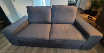 Ikea Kivik 2-zitsbank Grijs/Blauw - GRATIS AF TE HALEN
