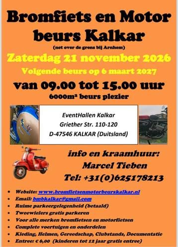 Bromfiets en Motorbeurs Kalkar.