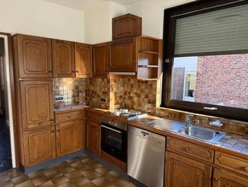 Eiken houten hoekkeuken