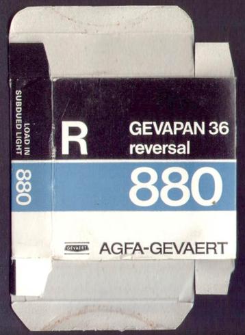 Agfa-Gevaert GEVAPAN 36 reversal, R 880