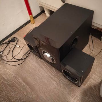 stereo midi set ruilen voor een grote zak met paaseitjes