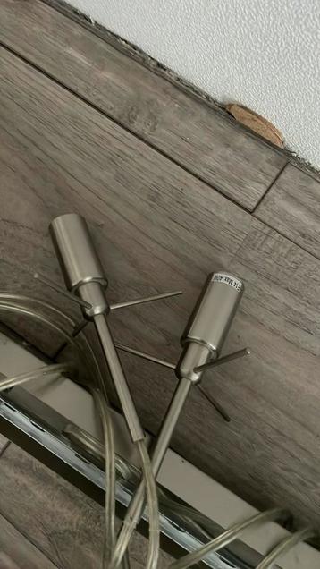 Lamp met glazen kapjes