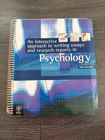 An Interactive Approach to Writing Essays and Research Repor