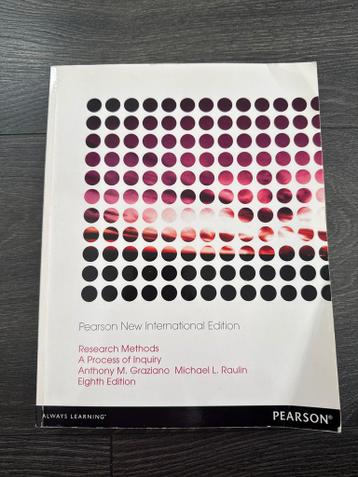 Research Methods: A Process of Inquiry - 8th Edition