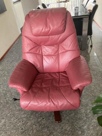 GRATIS! Comfortabele roze fauteuil