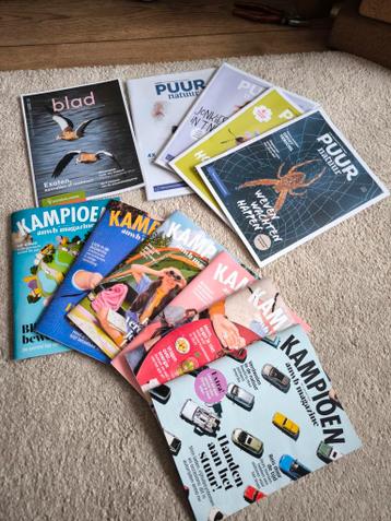 Diverse Tijdschriften: Kampioen, Puur Natuur, Blad