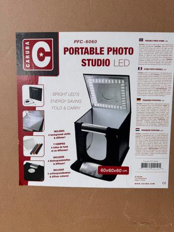 Portable fotostudio LED 60x60x60 cm - gratis voor Maltesers/