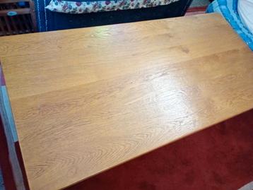 Gratis! Zware massief lichteiken salontafel